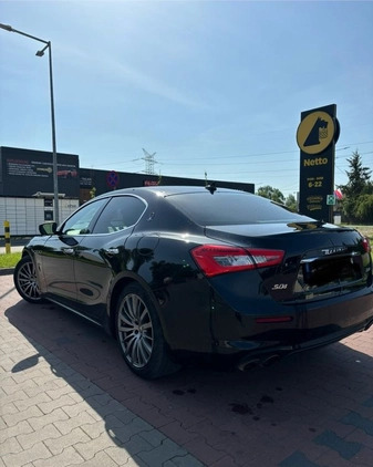 Maserati Ghibli cena 184000 przebieg: 85000, rok produkcji 2019 z Warszawa małe 67